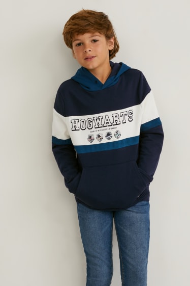 Enfants garçons - Harry Potter - sweat à capuche - bleu foncé