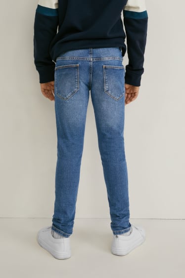 Copii - Skinny jeans - produs cu economie de apă - denim-albastru