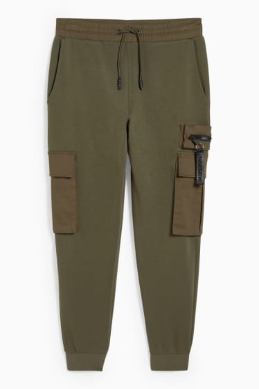 Men - CLOCKHOUSE - cargo joggers - dark green