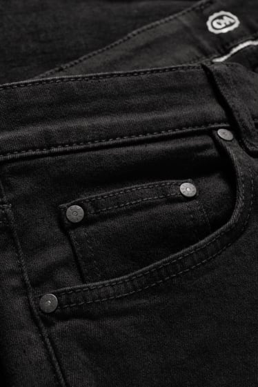 Heren - Straight jeans - zwart