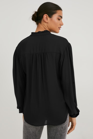 Damen - Bluse - schwarz