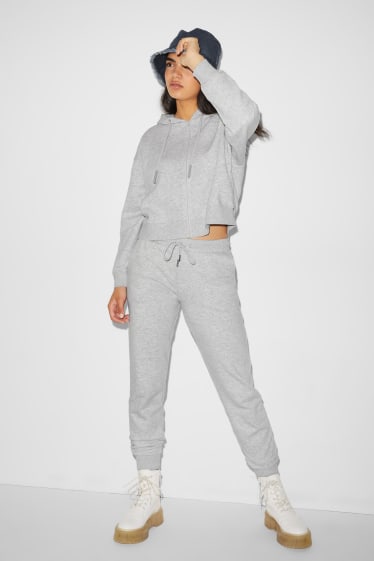 Damen - CLOCKHOUSE - Jogginghose - hellgrau-melange