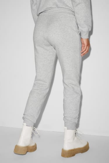 Ados & jeunes adultes - CLOCKHOUSE - pantalon de jogging - gris clair chiné
