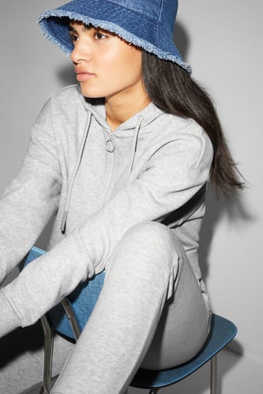 Damen - CLOCKHOUSE - Jogginghose - hellgrau-melange