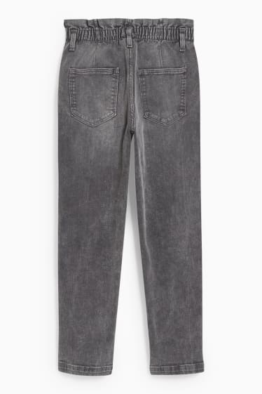 Copii - Relaxed jeans - denim-gri