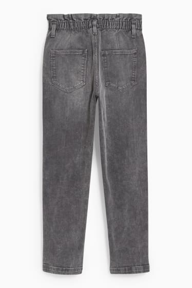 Kinderen - Relaxed jeans - jeansgrijs