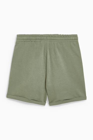 Mujer - Shorts deportivos básicos - verde