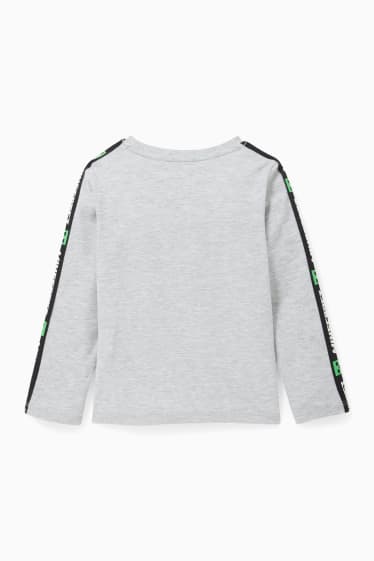 Children - Minecraft - long sleeve top - light gray-melange