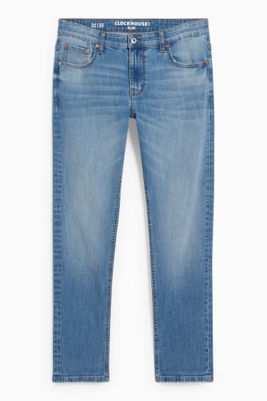 Men - CLOCKHOUSE - slim jeans - LYCRA® - denim-light blue