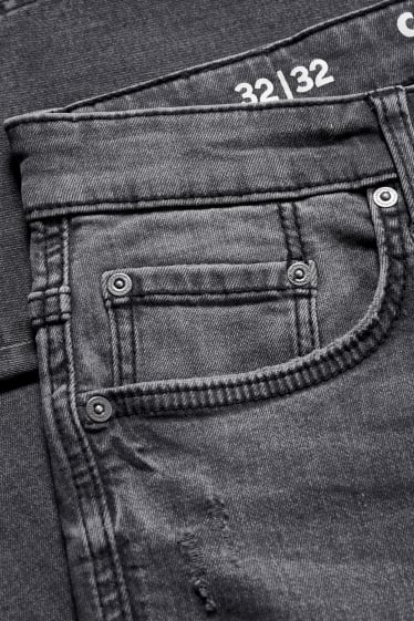 Hombre - CLOCKHOUSE - skinny jeans - vaqueros - gris