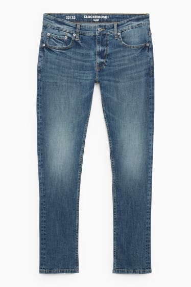 Uomo - CLOCKHOUSE - slim jeans - LYCRA® - jeans grigio-blu