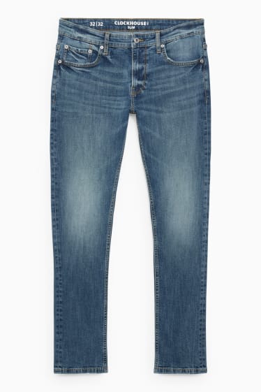 Men - CLOCKHOUSE - slim jeans - LYCRA® - denim-blue gray