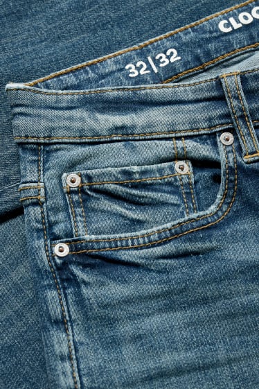 Bărbați - CLOCKHOUSE - slim jeans - LYCRA® - denim-albastru gri