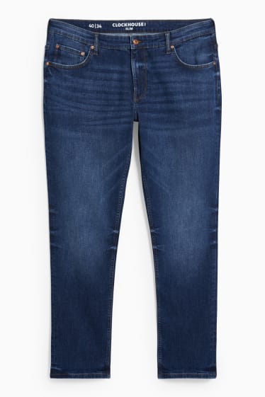 Heren - CLOCKHOUSE - slim jeans - LYCRA® - jeansdonkerblauw