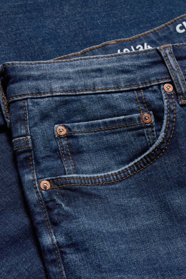 Hommes - CLOCKHOUSE - slim jean - LYCRA® - jean bleu foncé