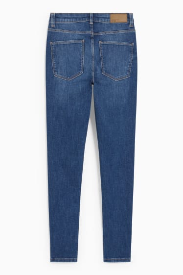 Dames - Skinny jeans - mid waist - LYCRA® - jeansblauw