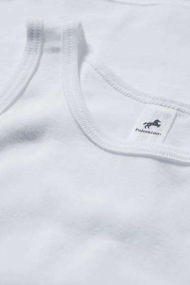 Enfants garçons - Lot de 3 - maillot de corps - blanc