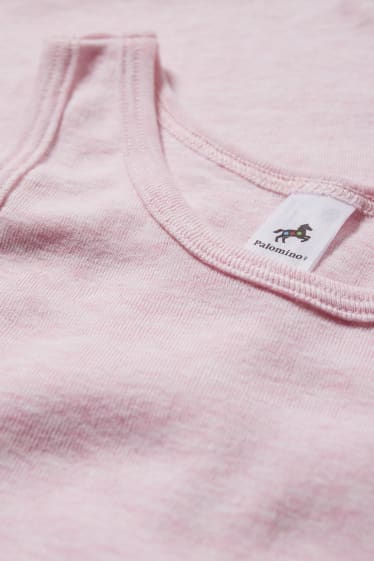 Nena - Paquet de 3 - samarreta sense mànigues - rosa jaspiat