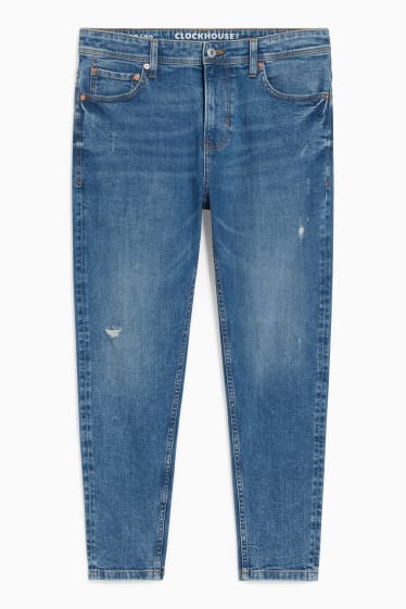 Mężczyźni - CLOCKHOUSE - carrot jeans - LYCRA® - dżins-niebieski