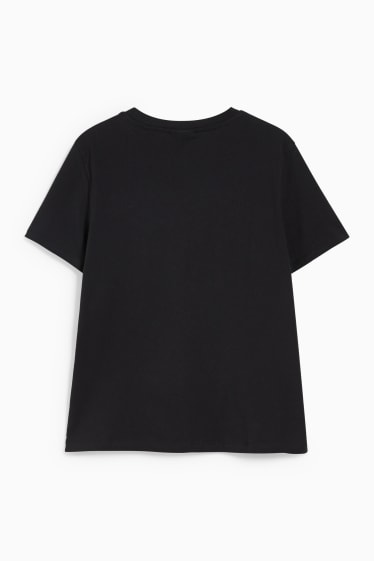 Dames - T-shirt - Snoopy - zwart