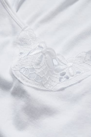 Damen - Multipack 2er - Hemdchen - weiß