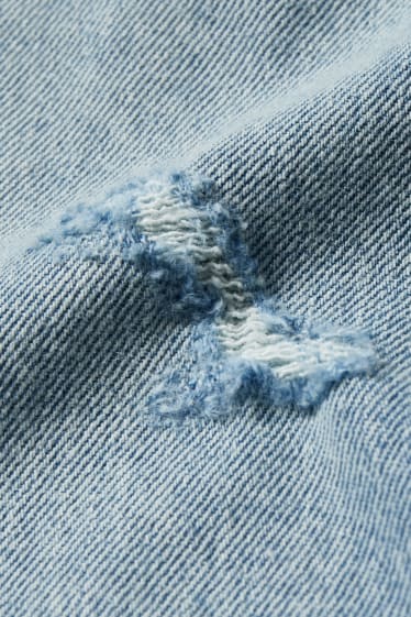 Femei - CLOCKHOUSE - straight jeans - talie joasă - denim-albastru deschis