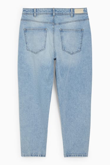 Femmes - CLOCKHOUSE - mom jean - high waist - matière recyclée - jean bleu clair