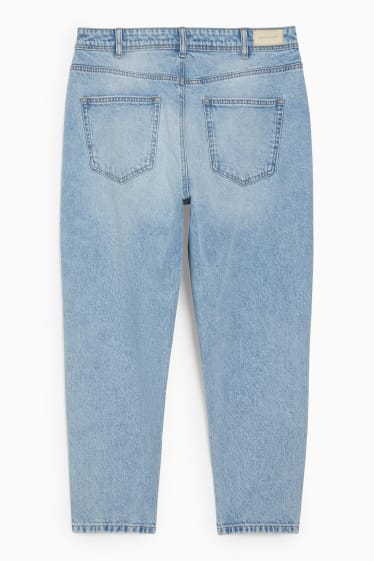 Dames - CLOCKHOUSE - mom jeans - high waist - gerecyclede stof - jeanslichtblauw