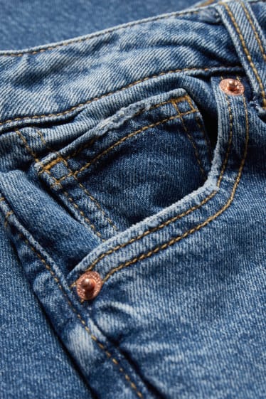 Damen - CLOCKHOUSE - Straight Jeans - Low Waist - jeansblau