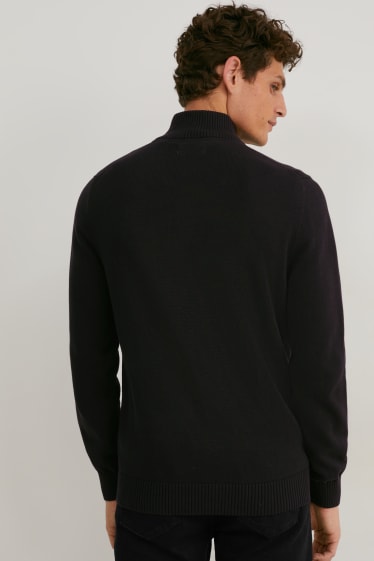 Men - Cardigan - black