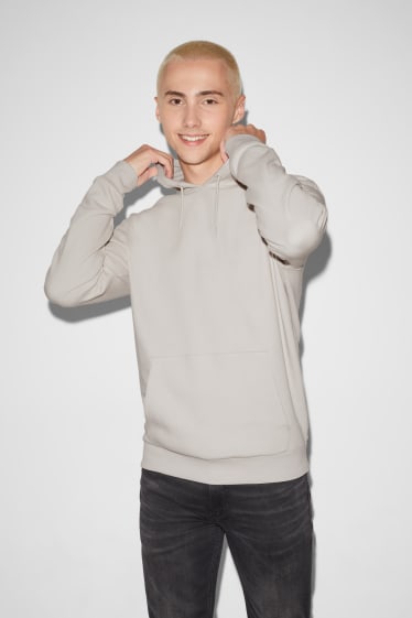 Herren - Hoodie - hellgrau