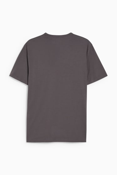 Mężczyźni - T-shirt - ciemnoszary