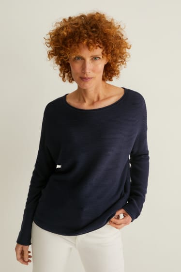 Femmes - Pullover - bleu foncé