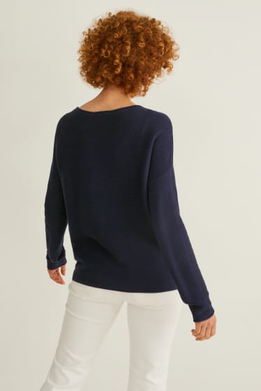 Femmes - Pullover - bleu foncé