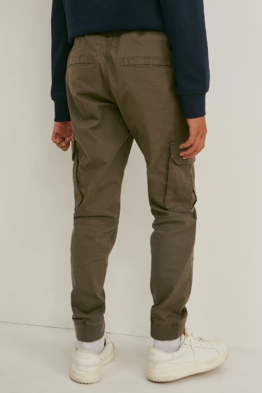 Kinder Jungen - Cargohose - khaki