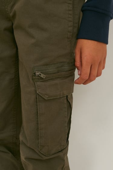 Kinder Jungen - Cargohose - khaki