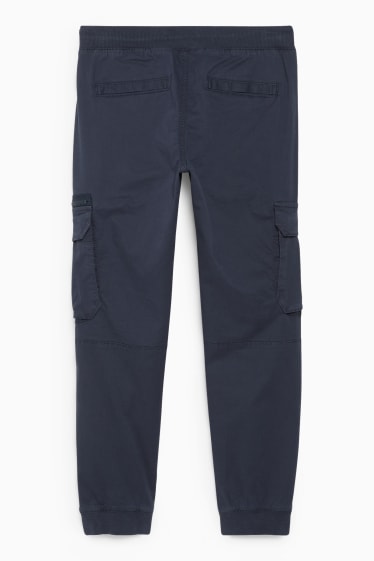 Enfants garçons - Pantalon cargo - bleu foncé