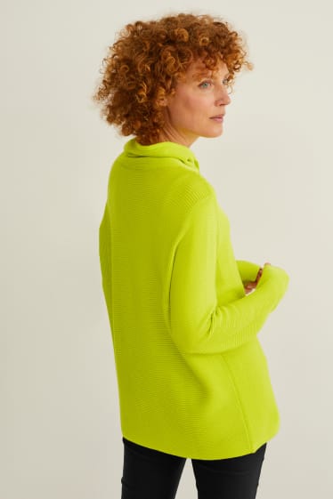 Femmes - Pullover - vert fluo