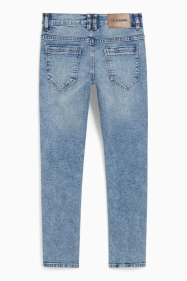 Kinder Buben - Slim Jeans - helljeansblau