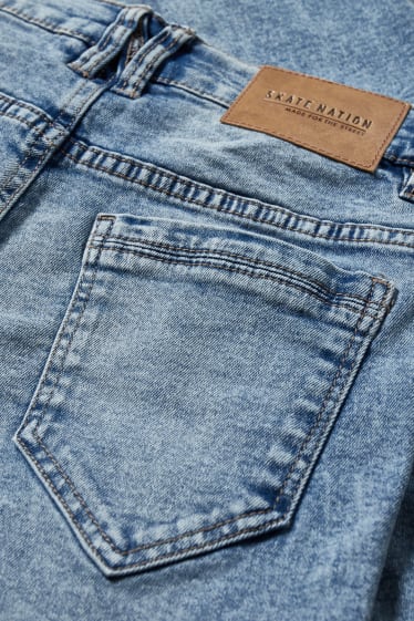 Kinder Buben - Slim Jeans - helljeansblau