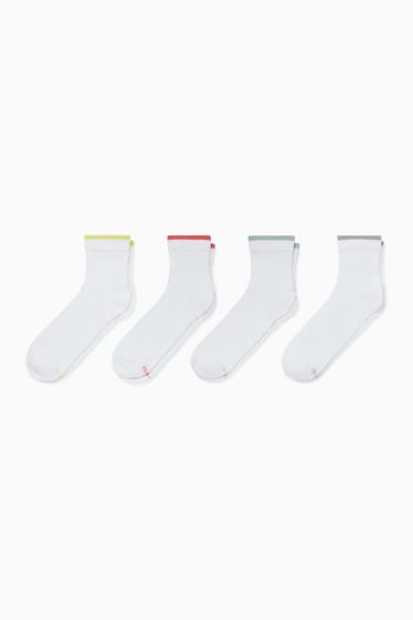 Damen - Multipack 4er - Tennissocken - weiss