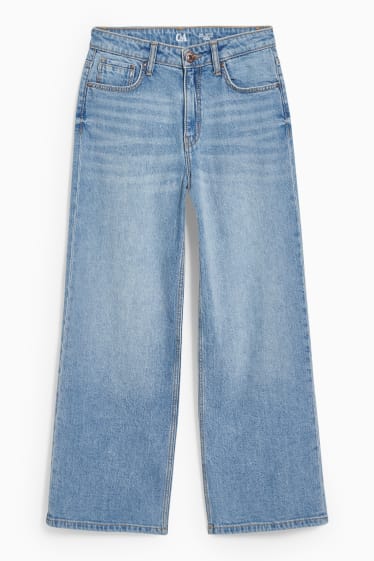 Dzieci - Wide leg jeans - dżins-niebieski