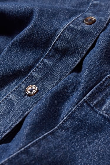 Femmes - Robe en jean - jean bleu foncé