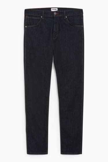Heren - Wrangler - straight jeans - jeansdonkerblauw