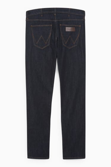Bărbați - Wrangler - straight jeans - denim-albastru închis