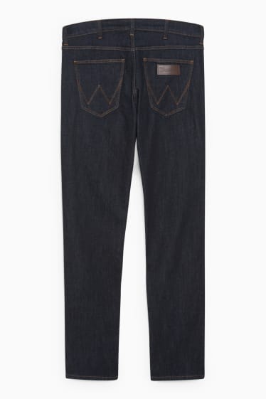 Heren - Wrangler - straight jeans - jeansdonkerblauw