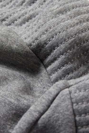 Hommes - CLOCKHOUSE - veste en molleton avec capuche - gris