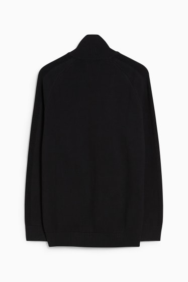 Uomo - Cardigan - nero