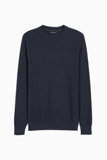 Hommes - Pullover - bleu foncé