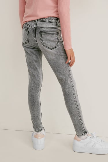 Enfants - Super skinny jean - jean gris